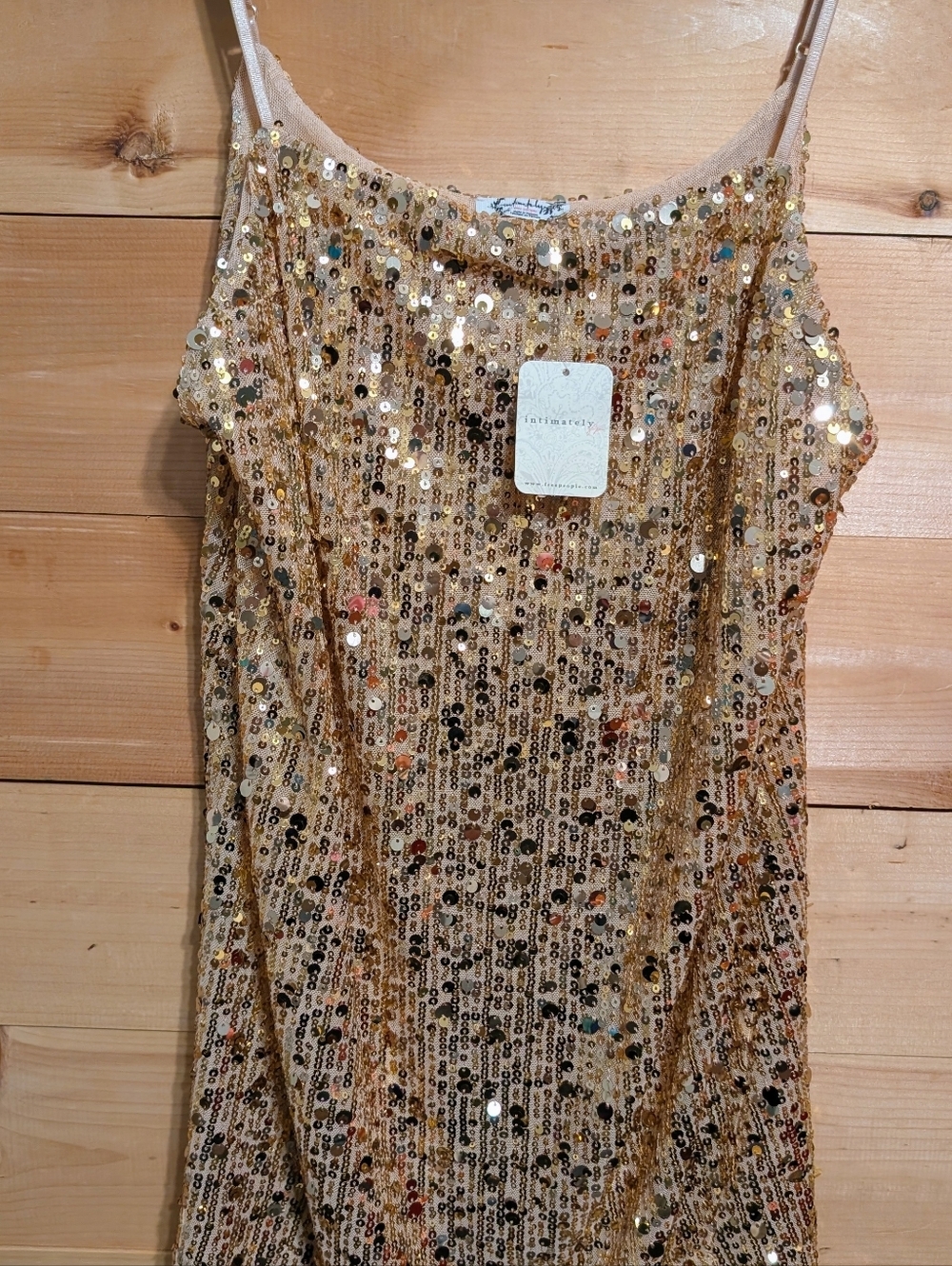 Free People Midnight Kiss Slip Dress *Large *NWT, Retail 98 - Picture 3 of 3